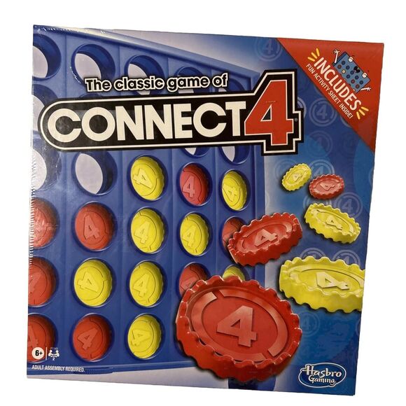Connect 4 Game - Hashbro Gaming - NEW / Sealed - Picture 2 of 2